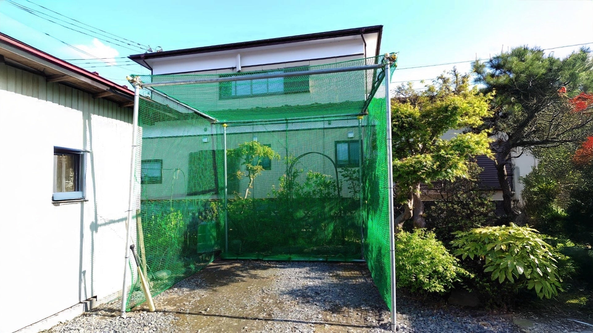 DIY】自宅の庭で本格的な打撃練習！バッティングケージの作り方 – くい