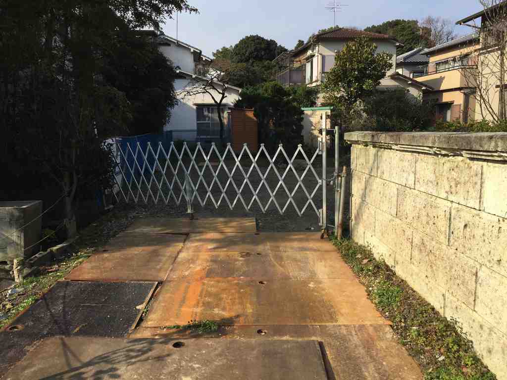 仮設ゲートへの使用事例(奈良)