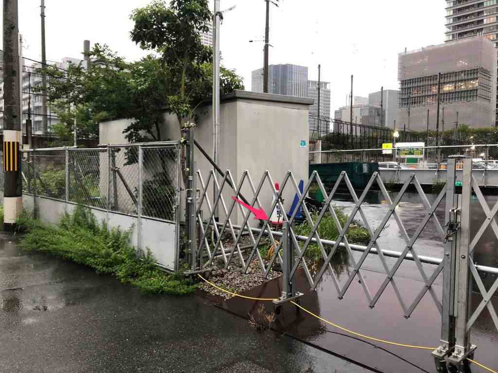 仮設ゲートへの使用事例(大阪)