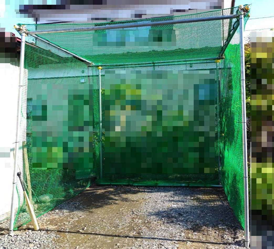 【お客様事例】愛情たっぷり自作バッティングゲージでお子様の練習を応援！